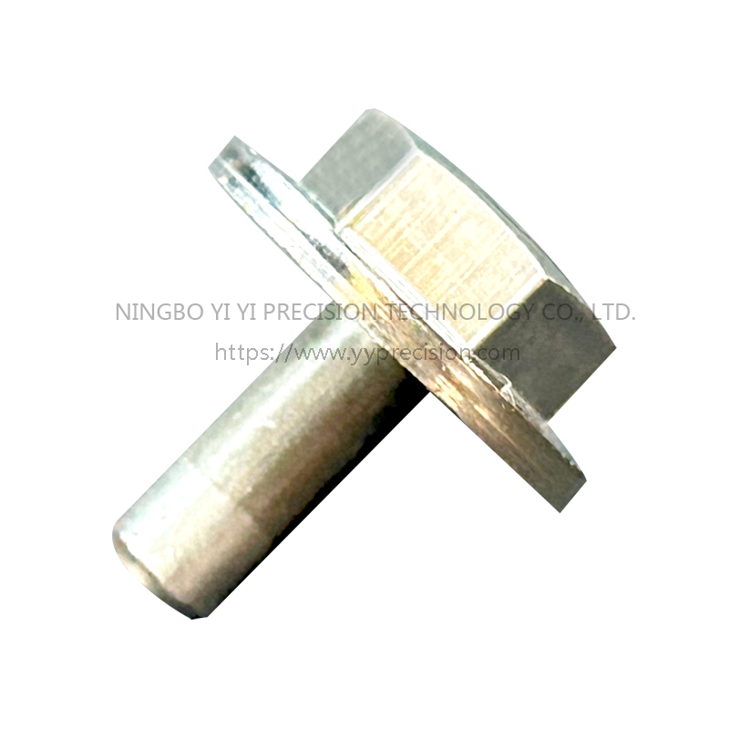 走心机零配件加工黄铜转动铜套螺母